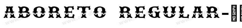 ABORETO REGULAR字体转换